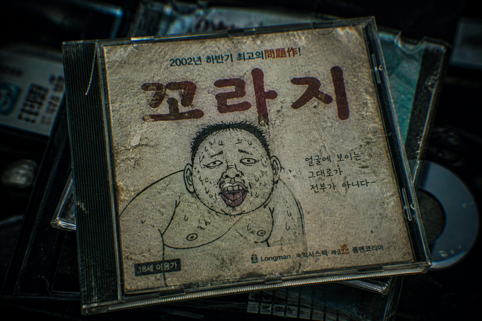 Close-up of a rare surviving physical retail disc for the lost media Ggoraji.